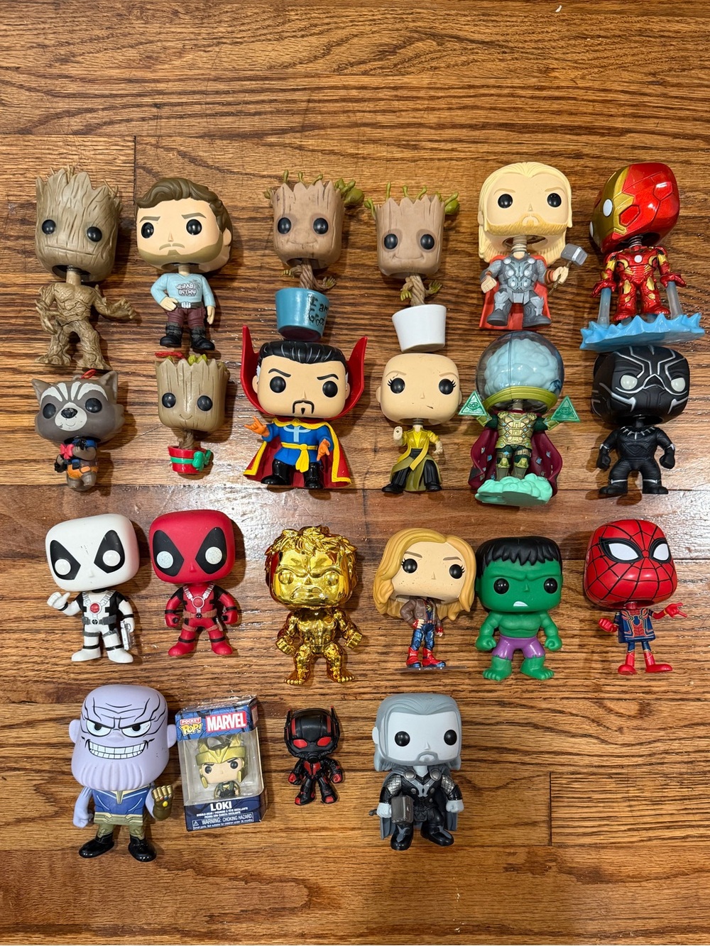 Funko Marvel & Mixed Figures lot of 22